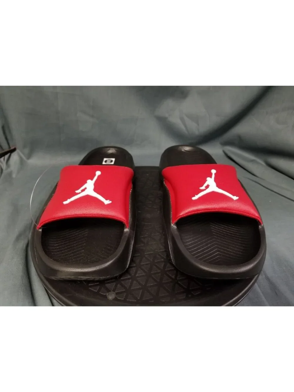 Jordan Franchise Slides Black Red White HF3263 600 Mens Size 8 NEW w/TAGS!